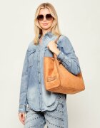 GIANNI CHIARINI Geantă shopper + borsetă MARCELLA | piele întoarsă