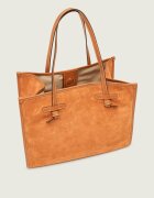 GIANNI CHIARINI Geantă shopper + borsetă MARCELLA | piele întoarsă