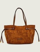 GIANNI CHIARINI Geantă shopper + borsetă VIOLETTE | piele întoarsă