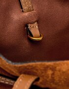 GIANNI CHIARINI Geantă shopper + borsetă VIOLETTE | piele întoarsă