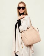 GIANNI CHIARINI Geantă shopper + borsetă VIOLETTE | piele întoarsă