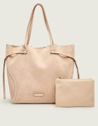 GIANNI CHIARINI Geantă shopper + borsetă VIOLETTE | piele întoarsă