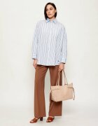 GIANNI CHIARINI Geantă shopper + borsetă VIOLETTE | piele întoarsă