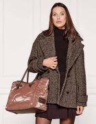 GIANNI CHIARINI Geantă shopper cu două fețe + borsetă Marcella cu adaos de piele