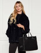 GIANNI CHIARINI Geantă shopper cu două fețe + borsetă Marcella cu adaos de piele | lână