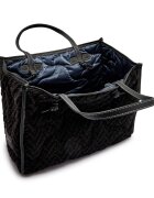 GIANNI CHIARINI Geantă shopper cu două fețe + borsetă Marcella cu adaos de piele | lână