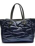 GIANNI CHIARINI Geantă shopper cu două fețe + borsetă Marcella cu adaos de piele | lână