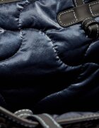 GIANNI CHIARINI Geantă shopper cu două fețe + borsetă Marcella cu adaos de piele | lână