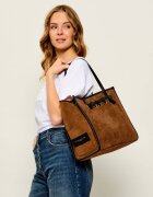 GIANNI CHIARINI Geantă shopper Marcella | piele întoarsă