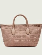 GIANNI CHIARINI Geantă shopper MASHUP cu adaos de piele