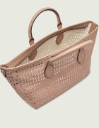 GIANNI CHIARINI Geantă shopper MASHUP cu adaos de piele