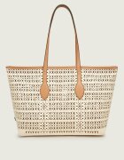 GIANNI CHIARINI Geantă shopper MASHUP cu adaos de piele