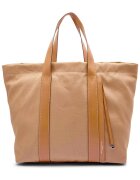 GIANNI CHIARINI Geantă shopper Sara cu adaos de piele