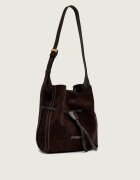 GIANNI CHIARINI Geantă tip sac + borsetă Sienna | piele întoarsă
