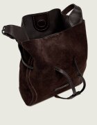 GIANNI CHIARINI Geantă tip sac + borsetă Sienna | piele întoarsă