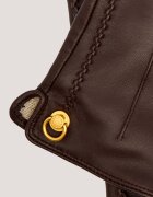 GIANNI CHIARINI Mănuși de piele cu adaos de lână