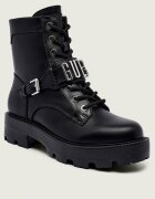 Guess Botine cu platformă Yanzy cu adaos de piele