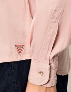 Guess Cămașă Lara | Relaxed fit | cu adaos de in