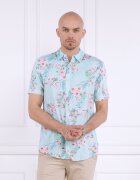 Guess Cămașă SS ECO RAYON WLD ORC | Slim Fit