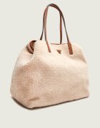 Guess Geantă shopper 2 în 1 VICTTORIA | shearling