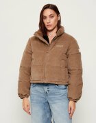 Guess Jeans Geacă | Cropped Fit | catifea reiată