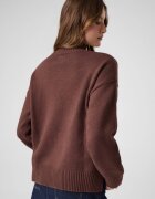 Guess Jeans Guler înalt | Loose fit cu adaos de lână