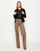 Guess Pulover RHINESTONES | Slim Fit cu adaos de lână