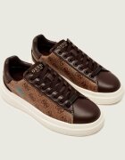 Guess Sneakers Elba cu adaos de piele