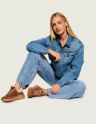 Guess Sneakers Facter2 | shearling | piele întoarsă