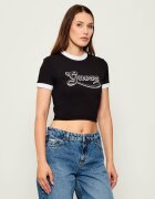 Guess Tricou GLOSSY | Cropped Fit