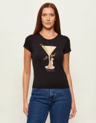 Guess Tricou LEOPARDTINI | Slim Fit