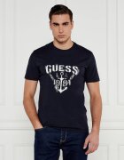 Guess Tricou Marine | Slim Fit