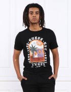 Guess Tricou PALM WINDOW | Slim Fit