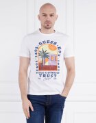 Guess Tricou PALM WINDOW | Slim Fit