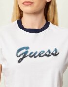 Guess Tricou SCRIPT | Cropped Fit