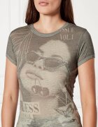 Guess Tricou Summer Vibes | Slim Fit