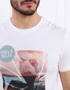 Guess Tricou SUNSET FLOWER | Slim Fit