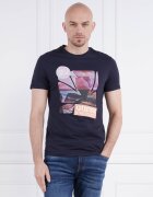 Guess Tricou SUNSET FLOWER | Slim Fit