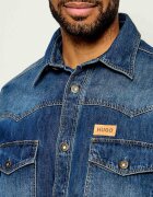 HUGO Blue De blugi cămașă Ebant | Oversize fit