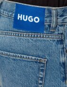 HUGO Blue De blugi pantaloni scurți Skate | Straight fit