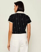 HUGO Blue Polo Doodle_B | Cropped Fit