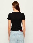 HUGO Blue Tricou Diheart_B | Cropped Fit