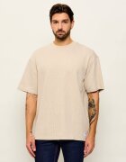 HUGO Blue Tricou Nuwaffle | Loose fit
