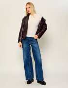 HUGO De lână guler înalt Siforo | Oversize fit