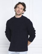 HUGO de lână pulover scablito | regular fit