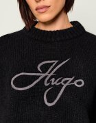 HUGO De lână pulover Sloguinny | Oversize fit