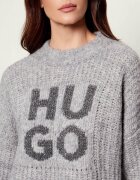 HUGO De lână pulover Sloguis | Oversize fit