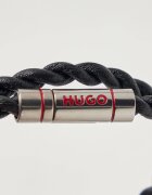 HUGO De piele brățară E-DOUBLEBRAID4-BRA