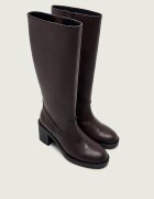 HUGO De piele cizme cu toc Nalie_Boot_shlt