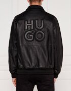 HUGO De piele geacă bomber Larston | Regular Fit